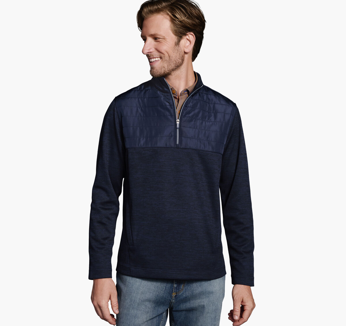 XC4&reg; Quilted Quarter-Zip image number null