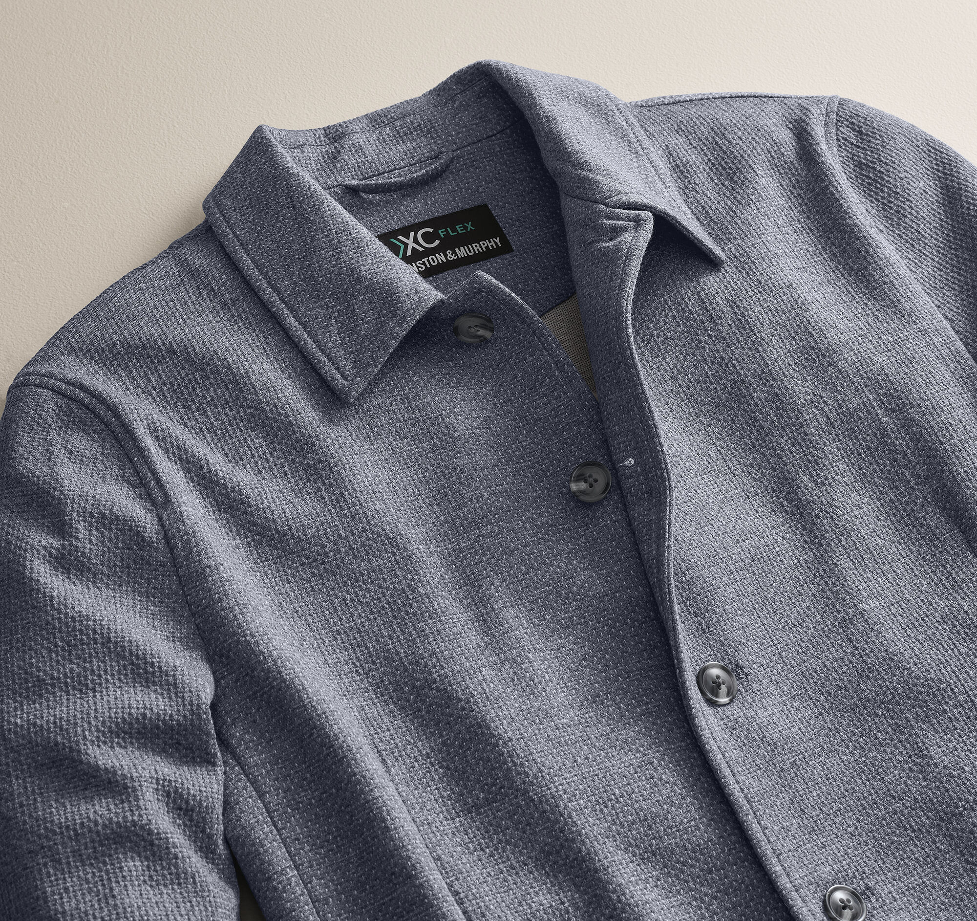 XC Flex® Knit Full-Button Blazer