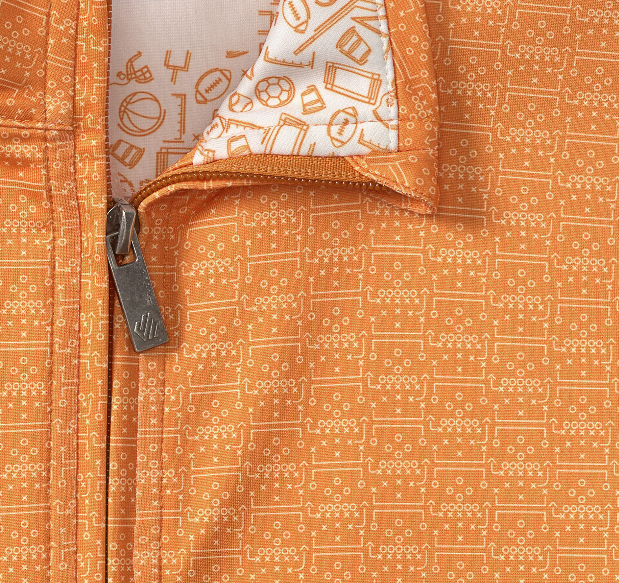 Men's Game Day XC4® Plays Print Quarter-Zip | Johnston & Murphy
