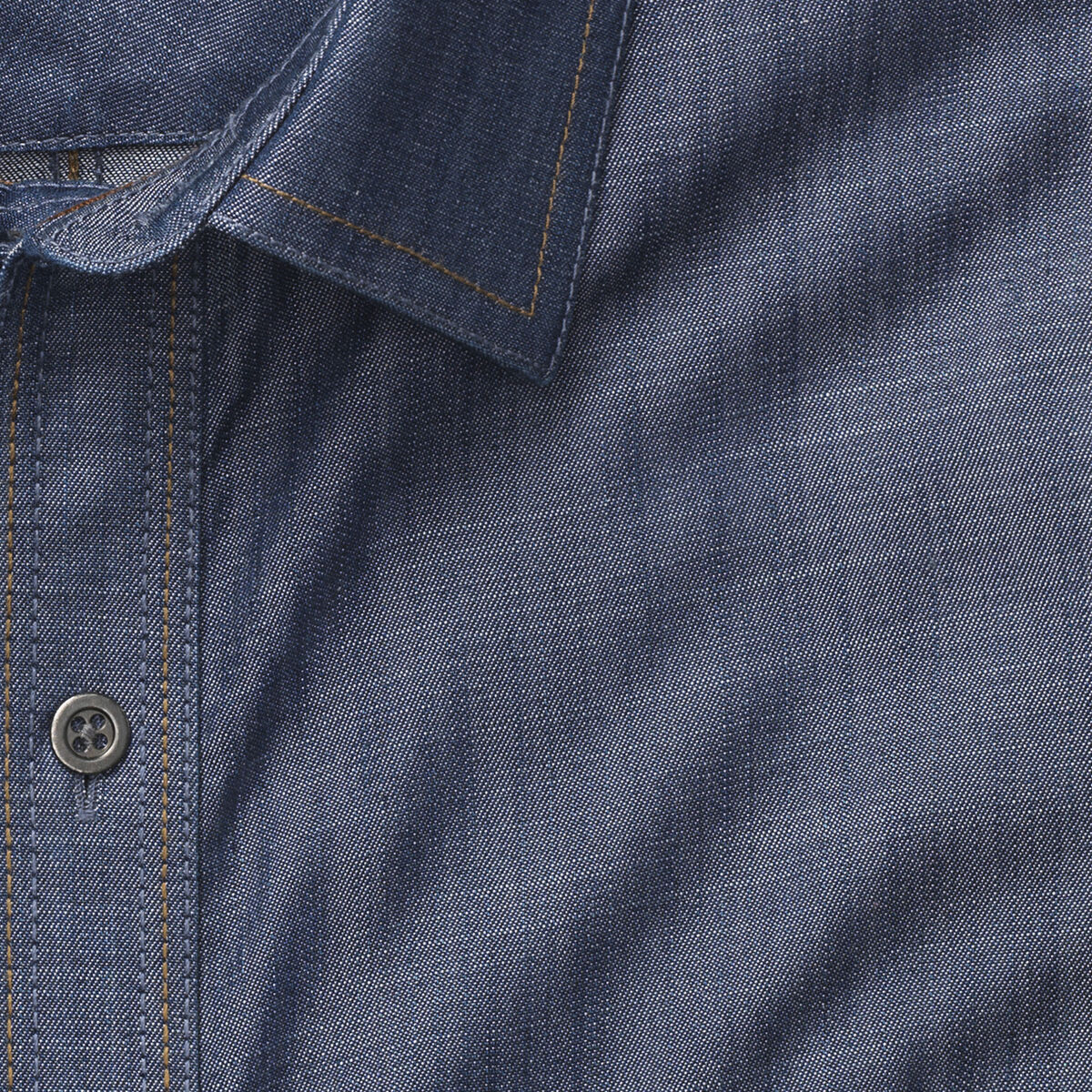 Double-Pocket Denim Shirt image number null