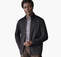 Textured Solid Full Zip image number null