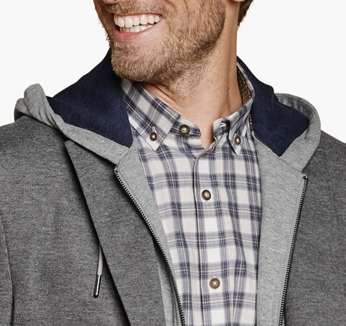 XC Flex&reg; Knit Blazer with Removable Hooded Bib image number null
