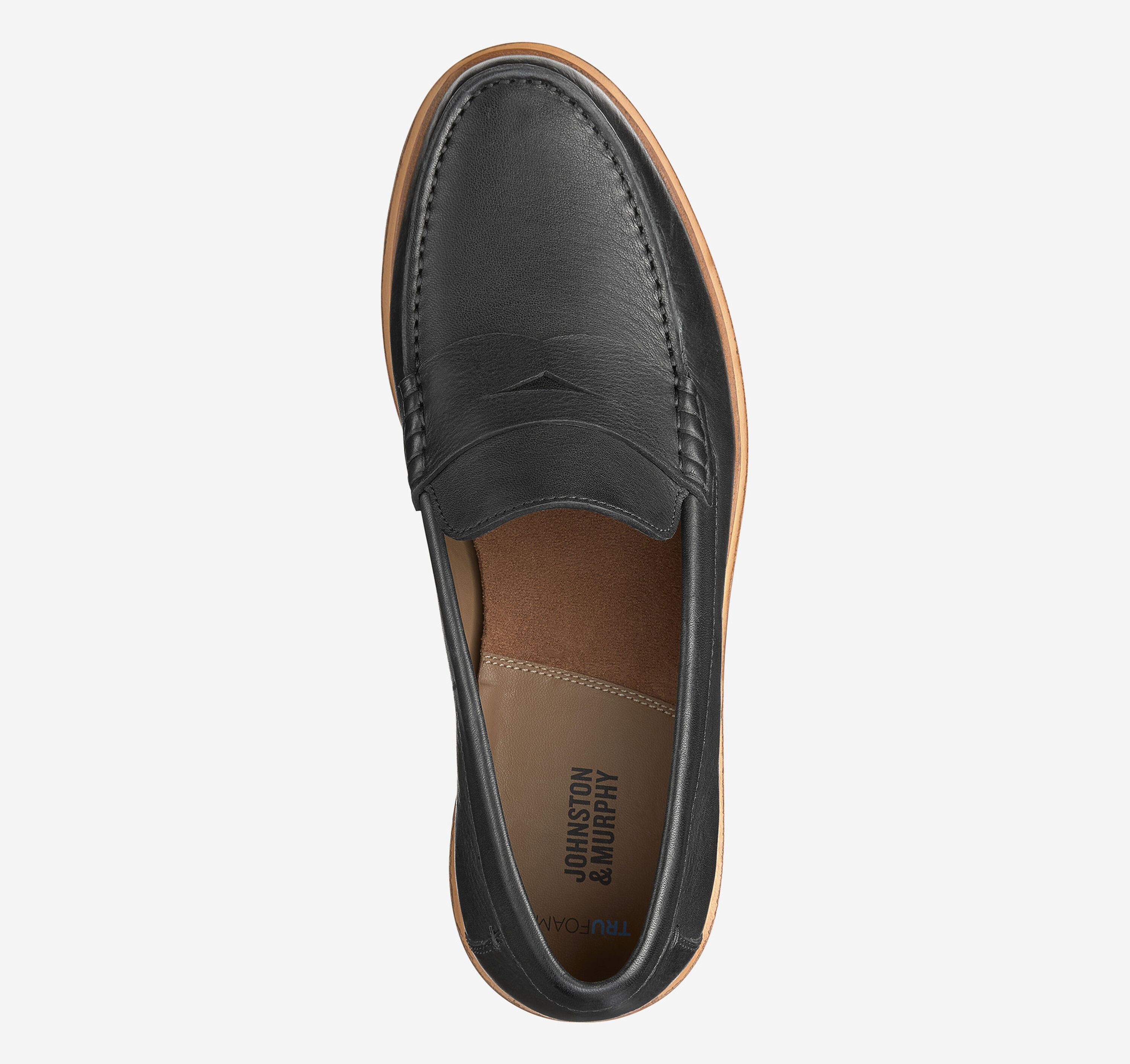 Johnston and Murphy Lyles Penny Loafer 8.5 Amazon.com: Johnston & Murphy Lyles Penny Zapatos, marrón  main image 2