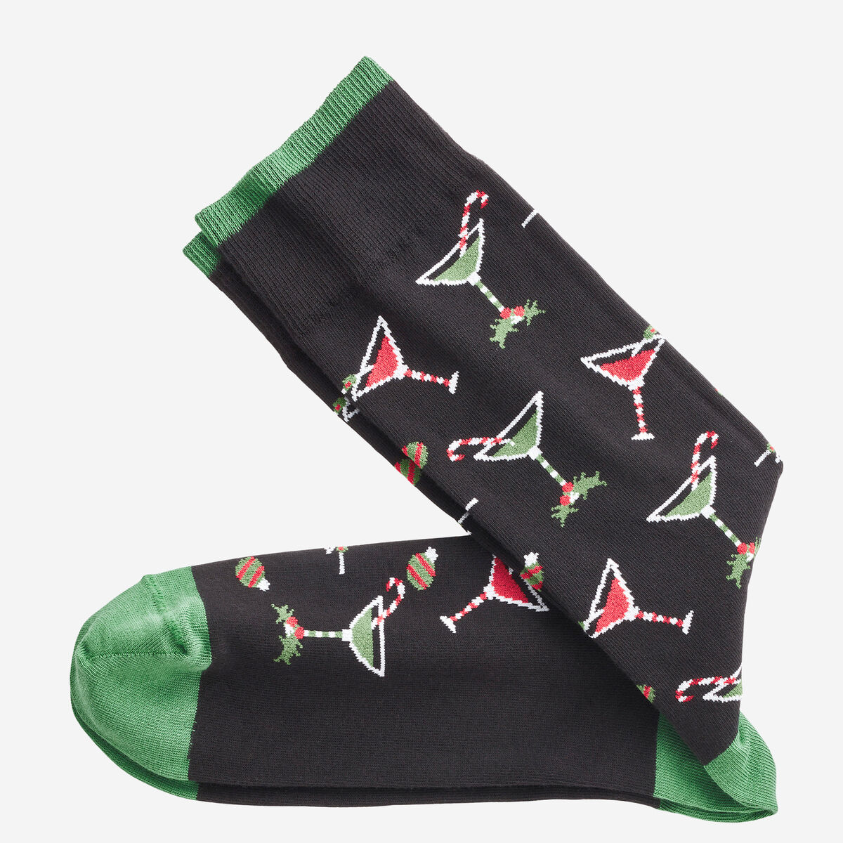Pima Cotton Holiday-Themed Socks image number null