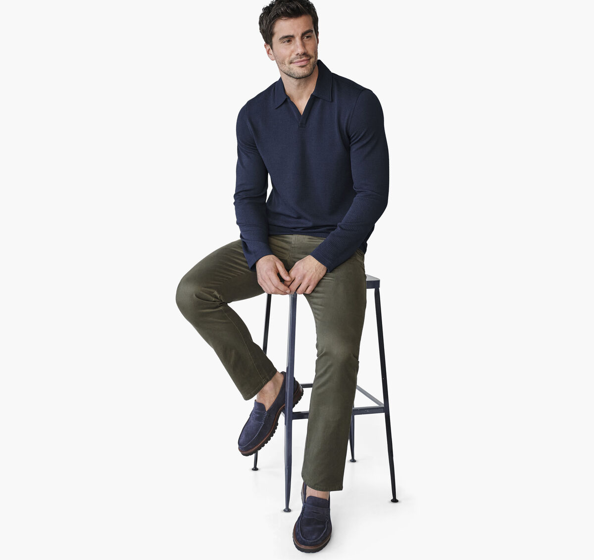 Sedona Long-Sleeve V-Neck Polo image number null