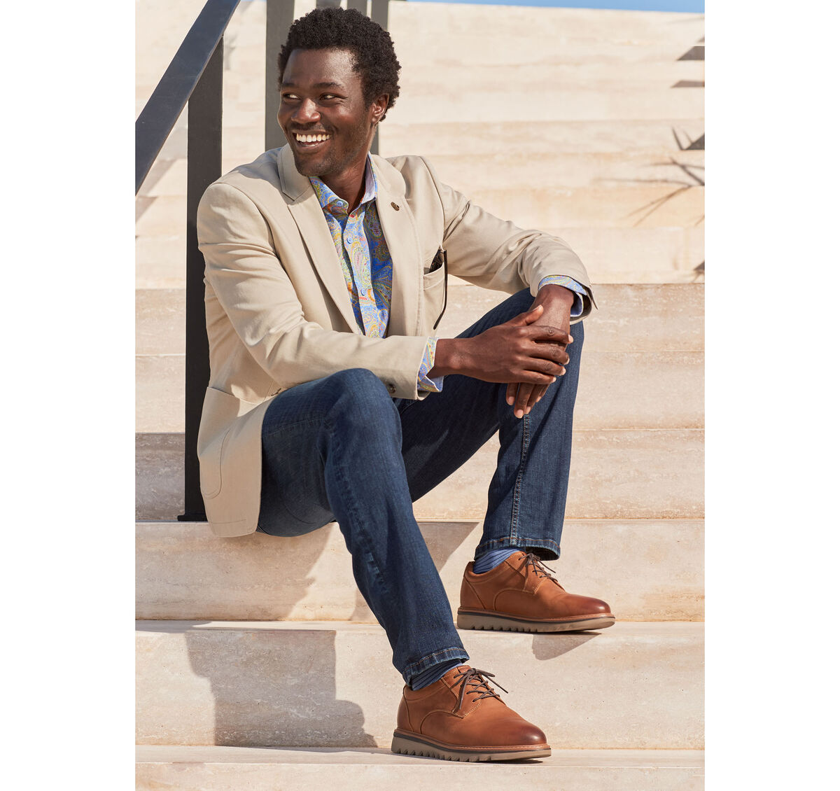 Washed Cotton Blazer image number null