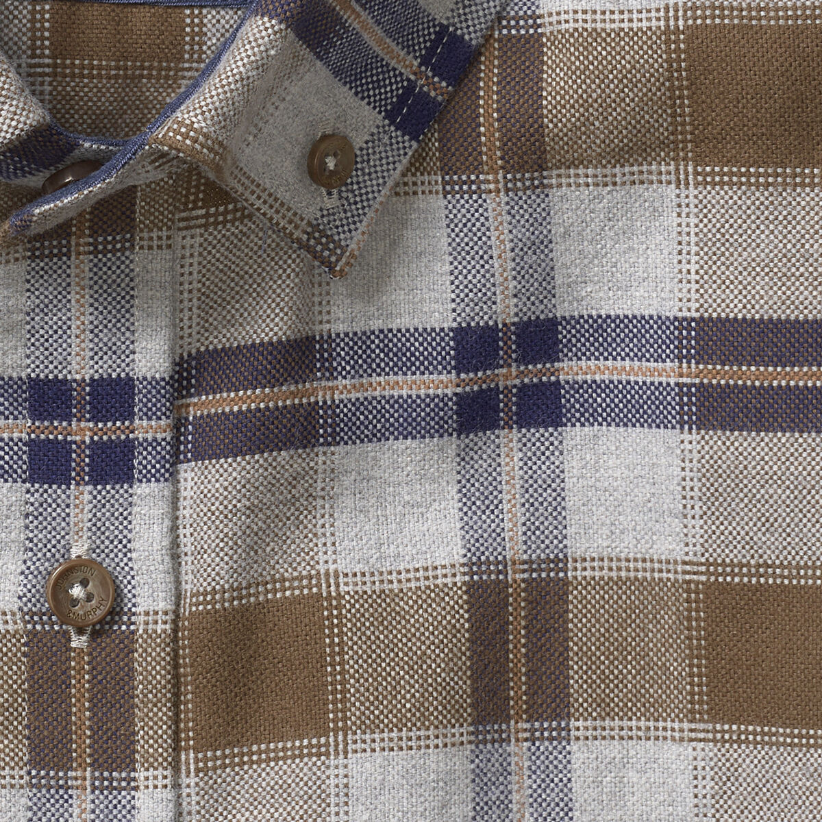 Brushed Heathered Woven Shirts image number null