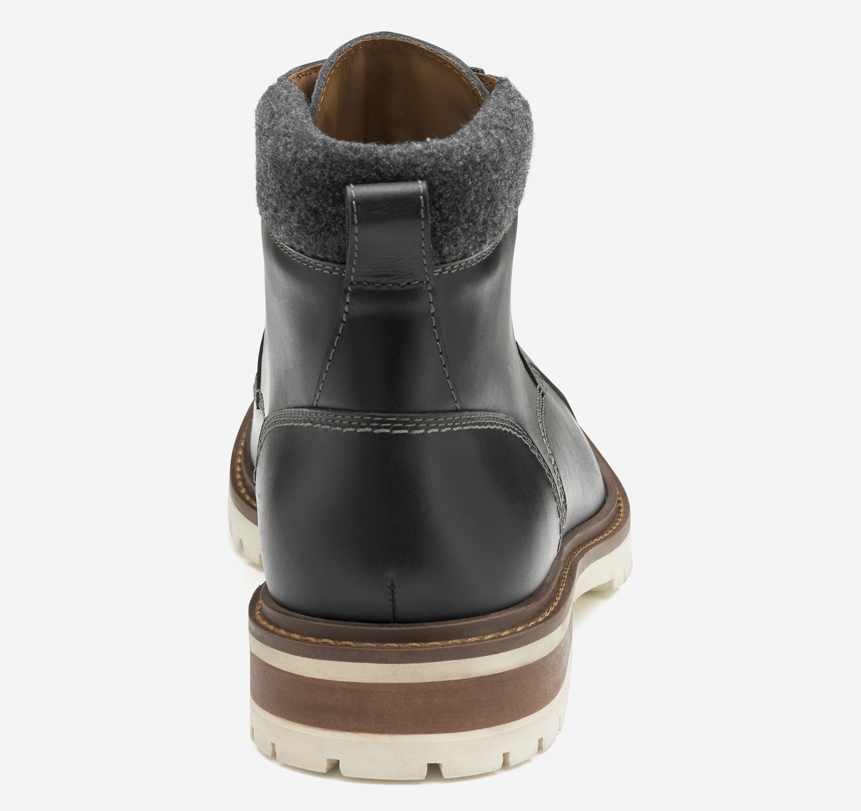 Johnston And Murphy Cap Toe Leather Boots Gray Men\'s Sz 11.5 EUC Men main image 4