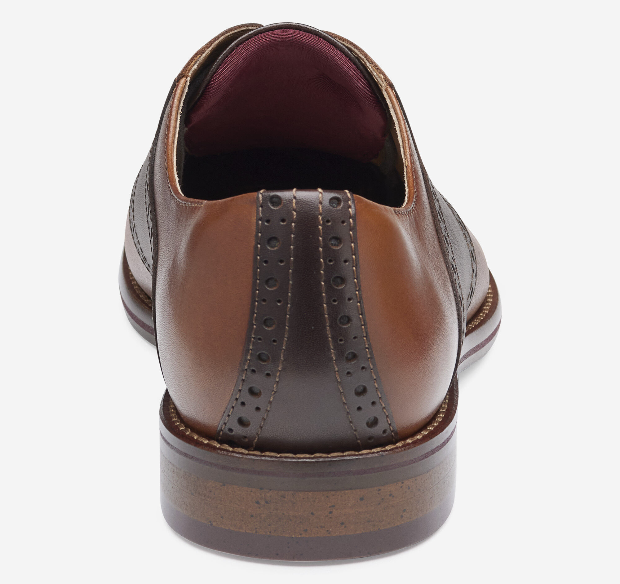 Men's Conard 2.0 Saddle in Tan/Mahogany Full Grain | Johnston & Murphy