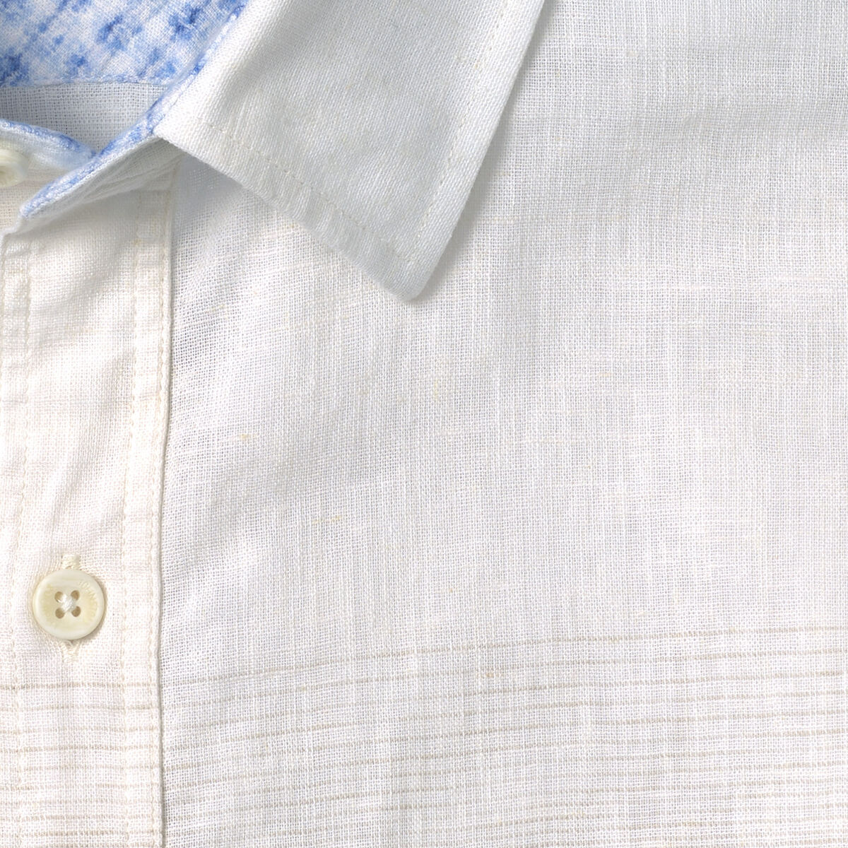 Washed Linen-Blend Shirt image number null