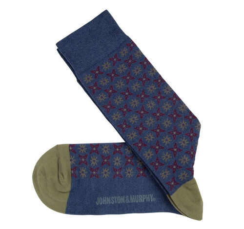 Novelty Socks - Denim Medallion