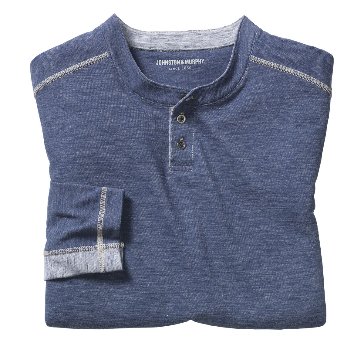 Vintage Slub Henley image number null