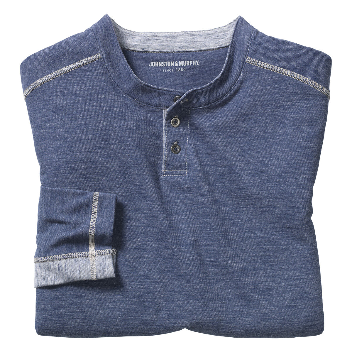 Vintage Slub Henley image number null