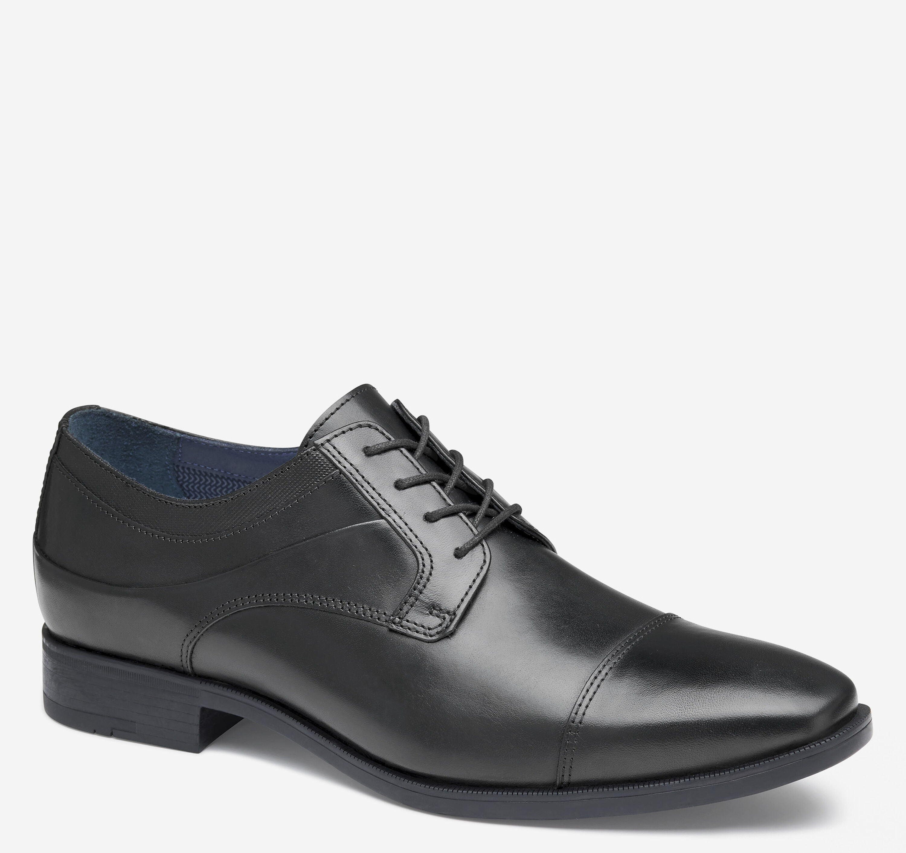 Johnston & Murphy Men's Gibbons Cap Toe Oxfords - Black