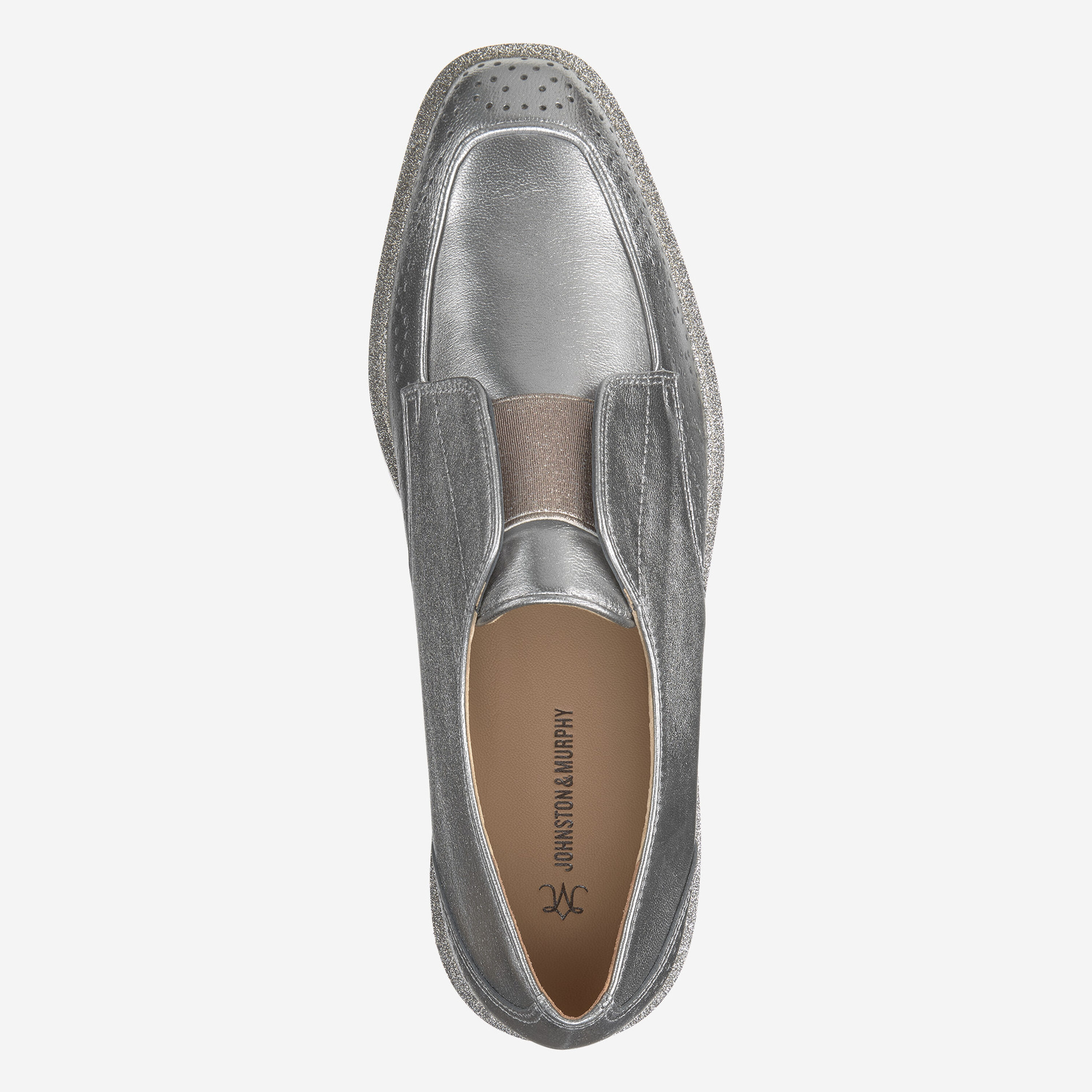Johnston & Murphy Gray Oxfords with Chunky Sole Johnston & Murphy Anders Perfed U-Throat Lace Up (Men  main image 4