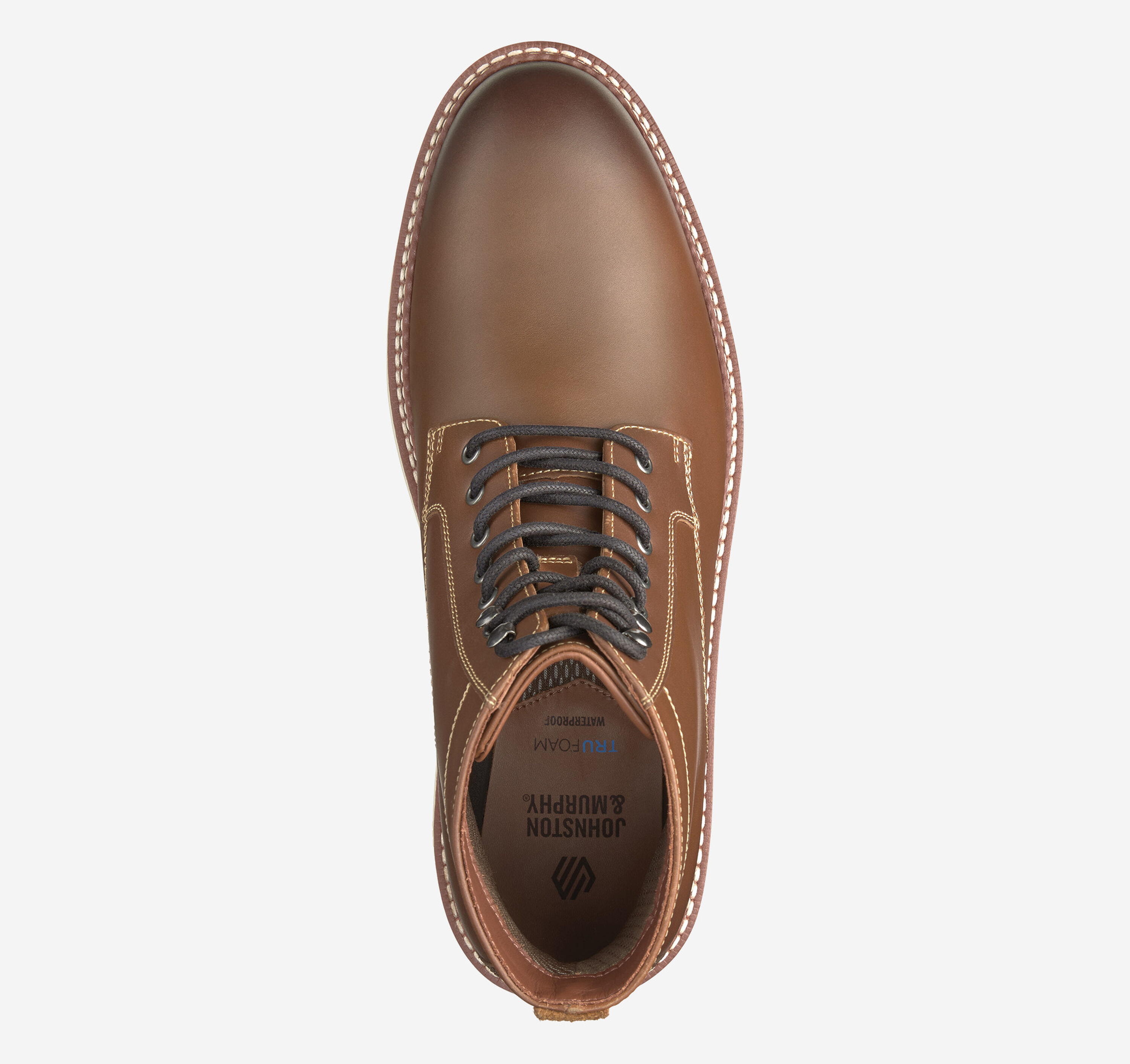 Johnston & Murphy Upton Lug Lace Up Boot Men\'s Black Johnston & Murphy Upton Lug Plain Toe Men main image 3