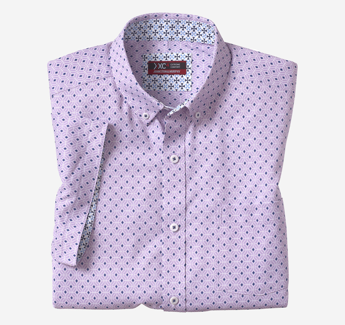 XC4&reg; Short-Sleeve Stretch Woven Shirt image number null