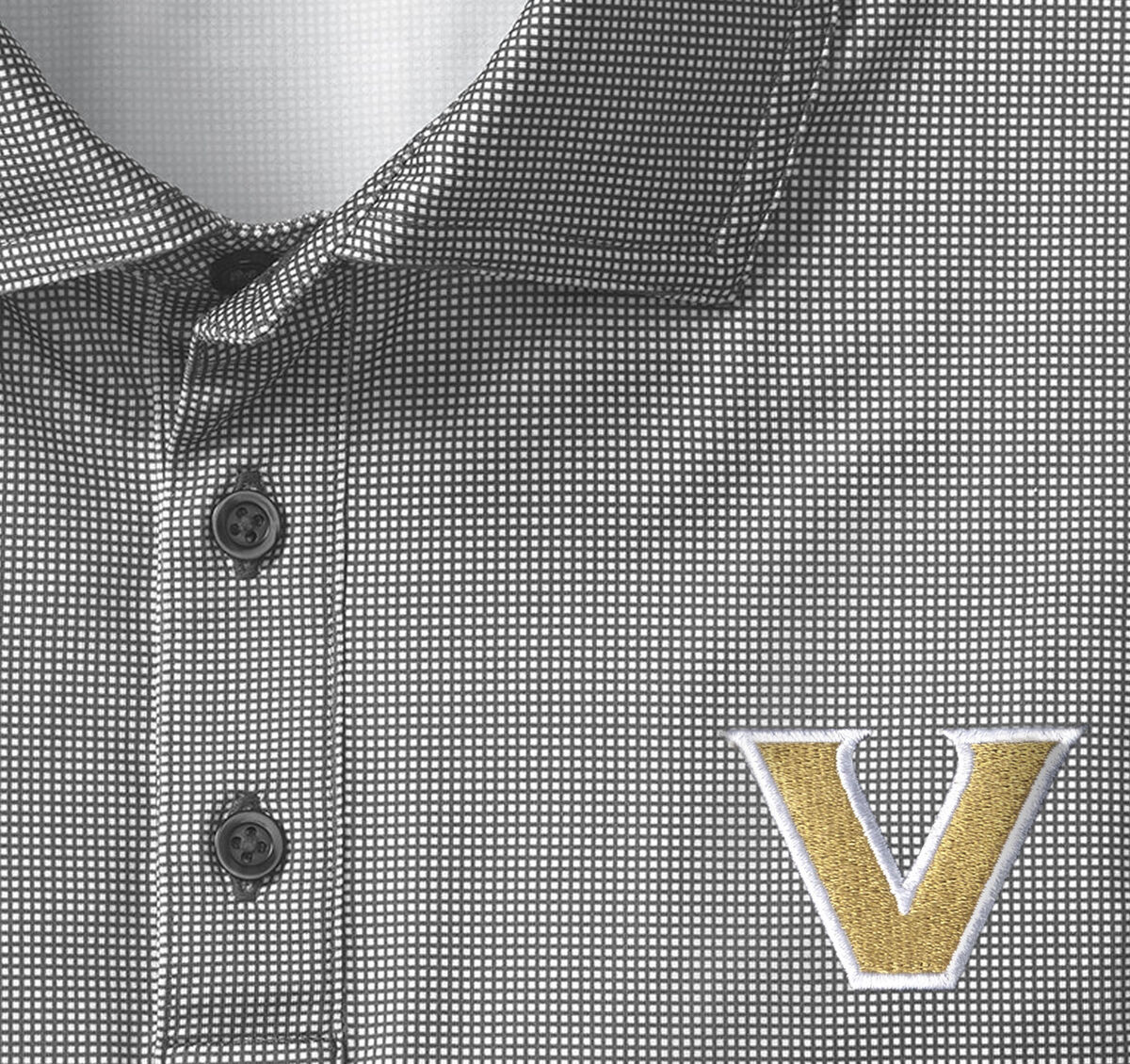 Collegiate XC+&trade; Gingham Polo image number null