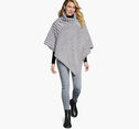 Reversible Faux-Fur Poncho image number null