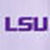 Collegiate XC+&trade; Gingham Polo - LSU - Violet Shirt