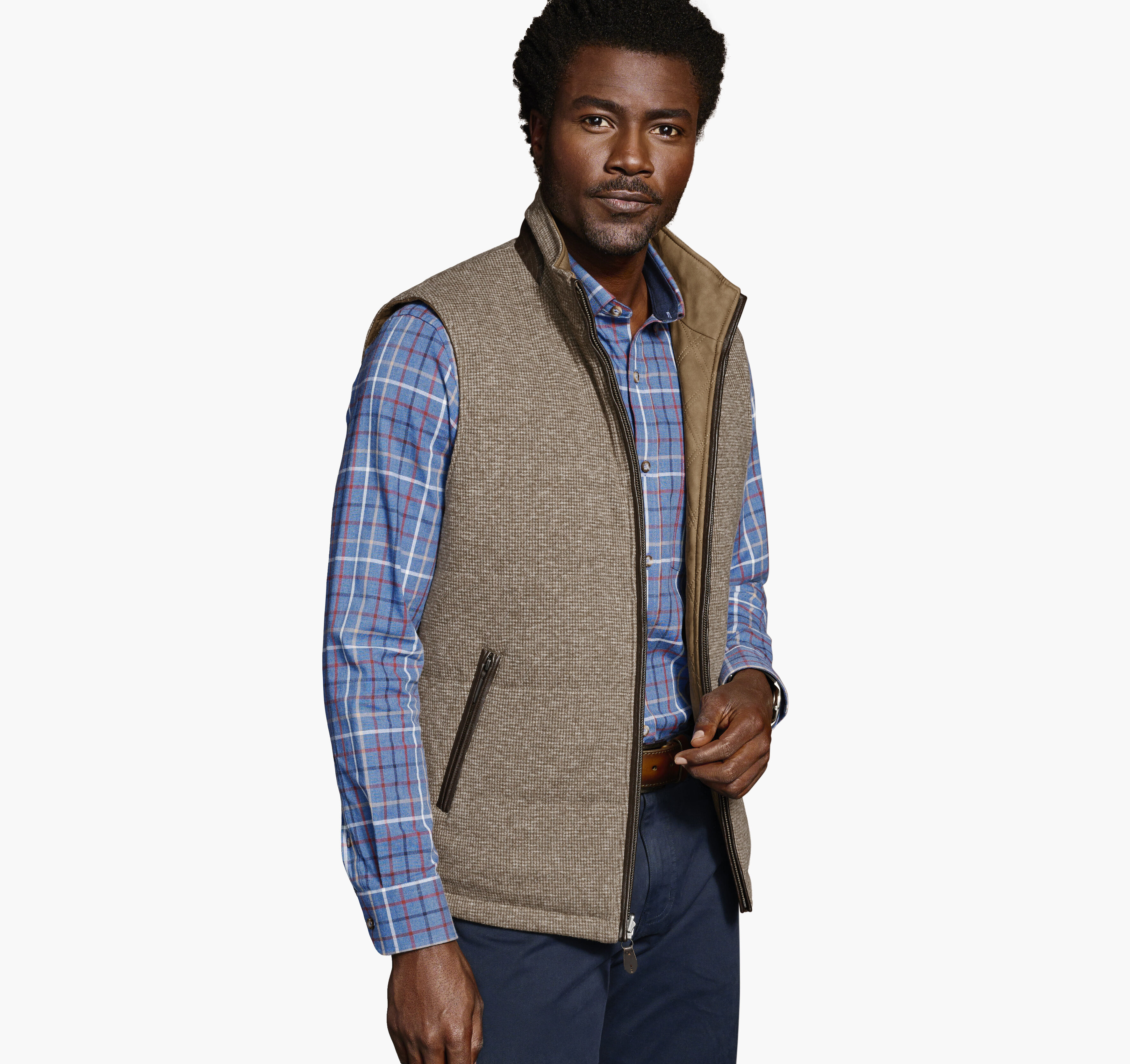 Men's Upton Reversible Vest | Johnston & Murphy