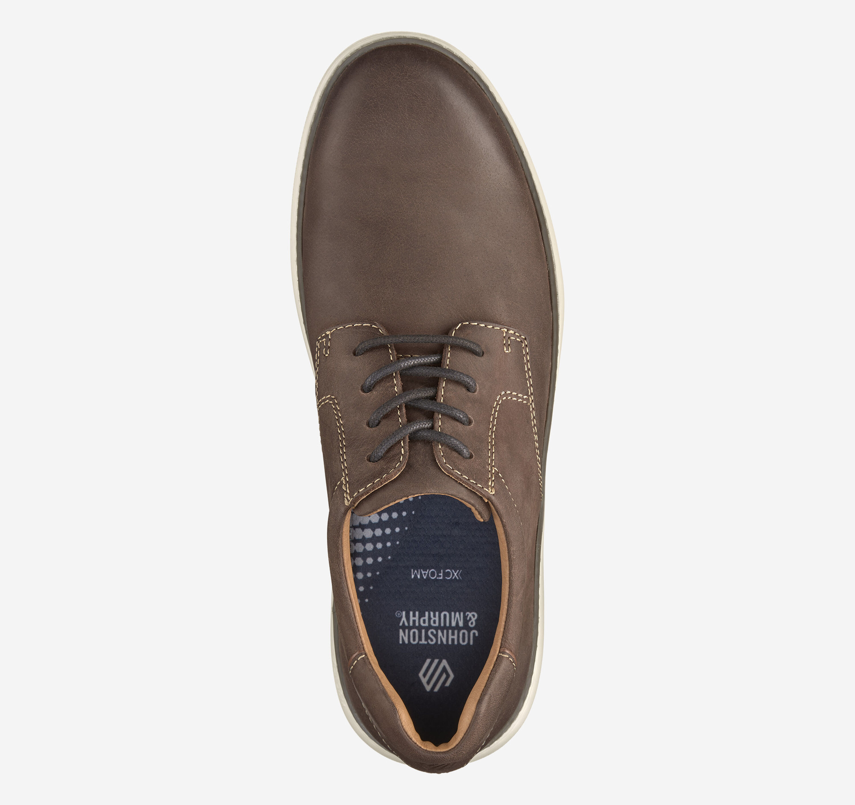 Johnston & Murphy McGuffey Wingtip Oxford Brown Leather Shoes 20-4820 Men\'s‎ 9M Men main image 4