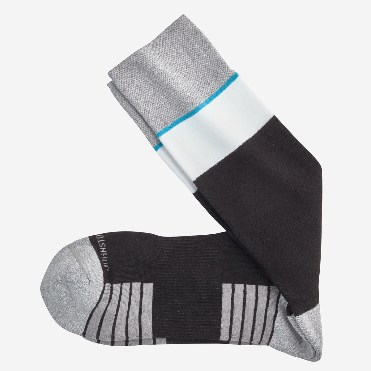 First in Comfort Block Stripe Socks image number null
