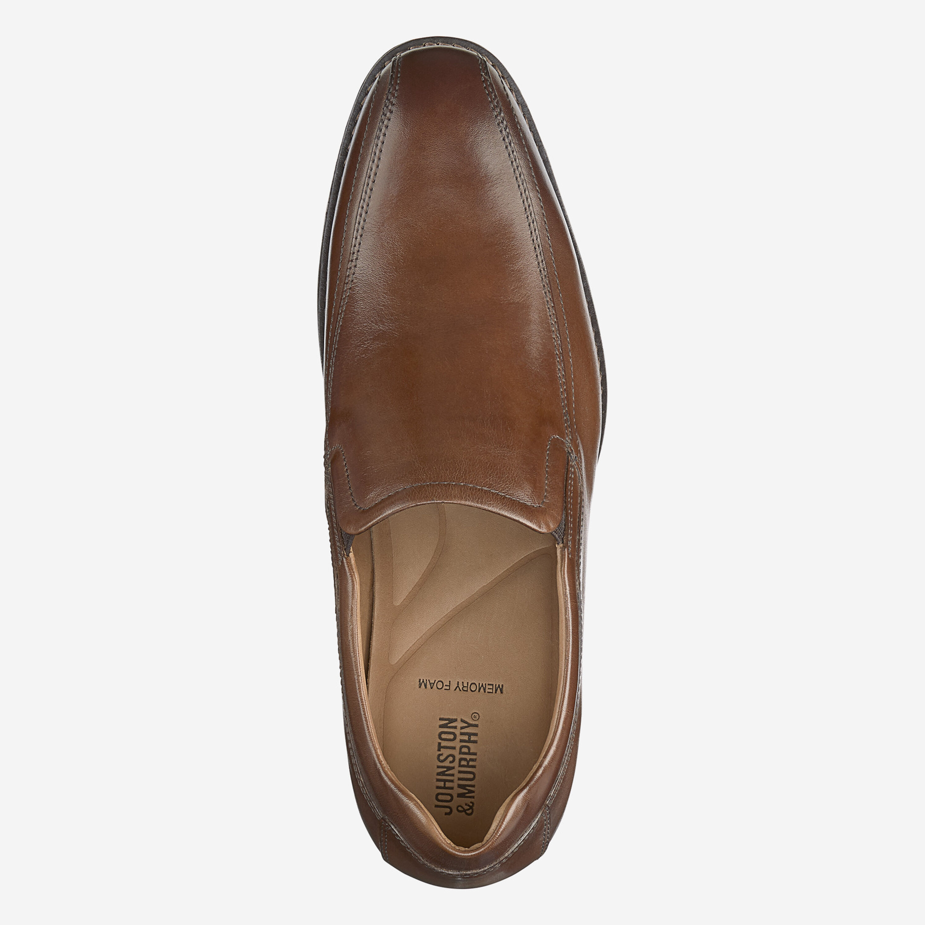 JOHNSTON & MURPHY Men\'s Brown Lewis Venetian Loafers Size: 11M Johnston & Murphy BOLIVAR VENETIAN Snuff Italian Suede  main image 4