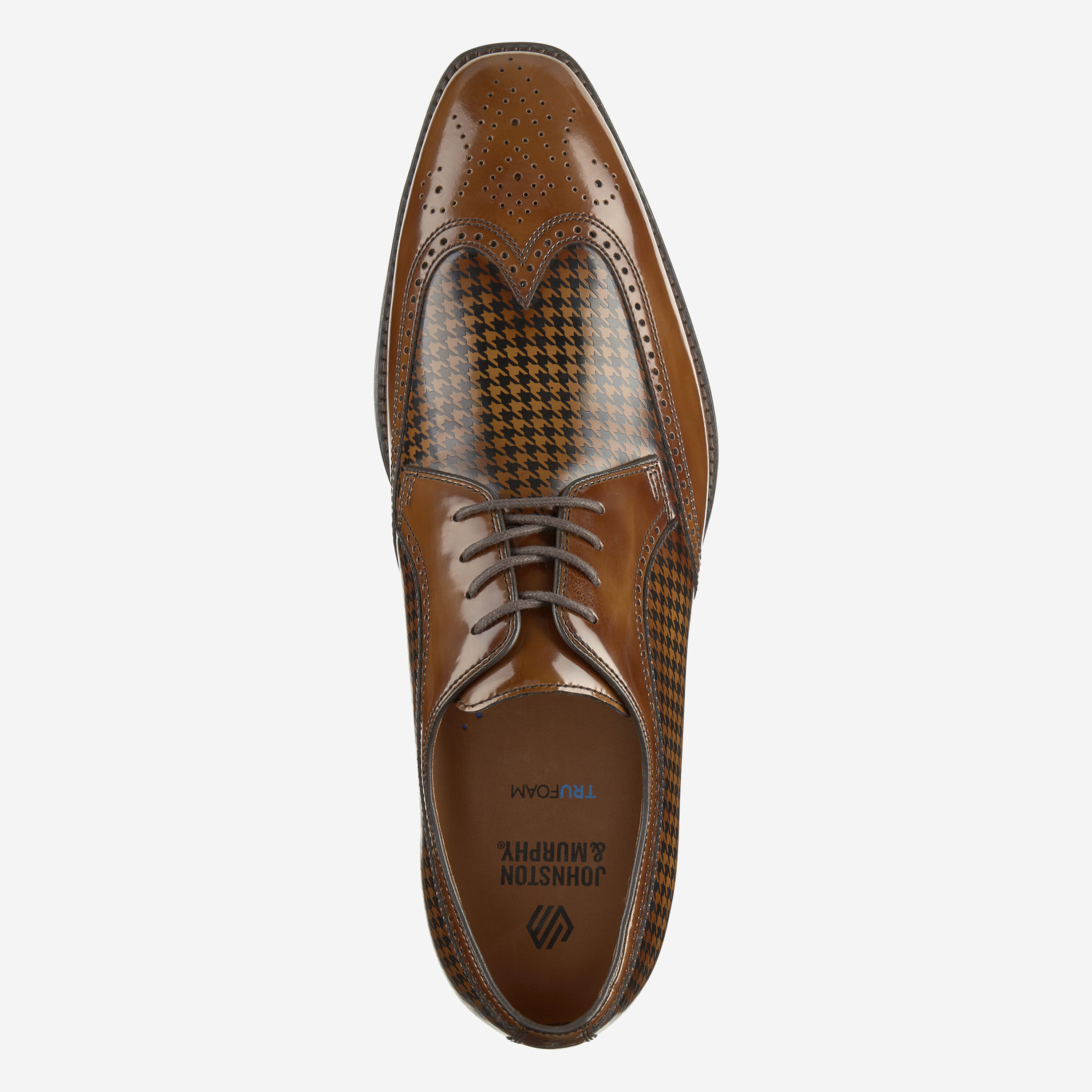 Johnston & Murphy Wingtips Mahogany Lace-up Oxford Johnston & Murphy Upton Plain Toe in Mahogany Full Grain  main image 4