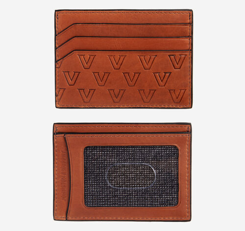 Collegiate Embossed Weekender Wallet - Vanderbilt University - Tan Full Grain