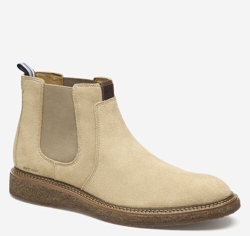 Clint Chelsea Boot - Taupe Oiled Suede