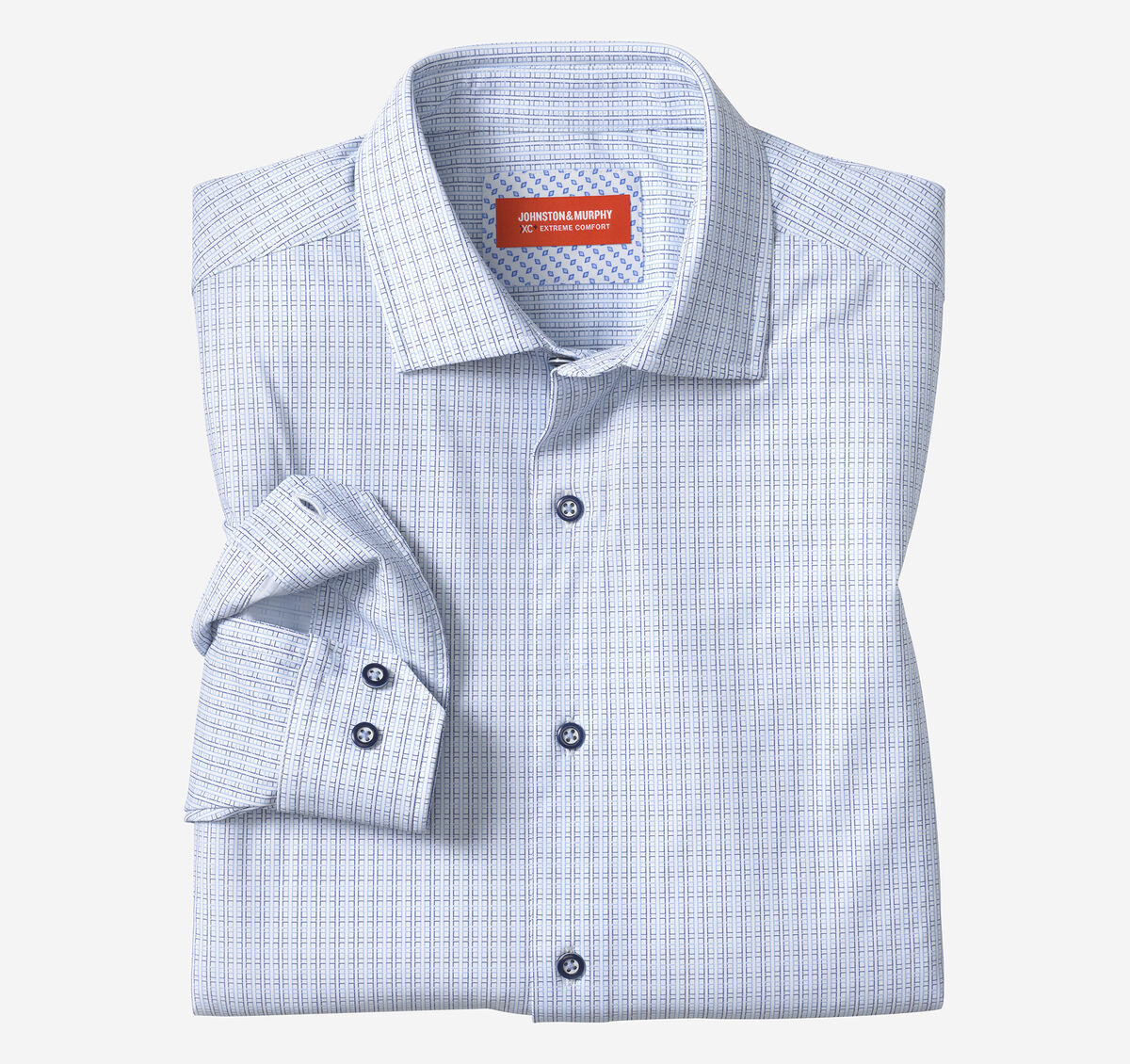 XC+&trade; Motion Long-Sleeve Dress Knit Shirt image number null