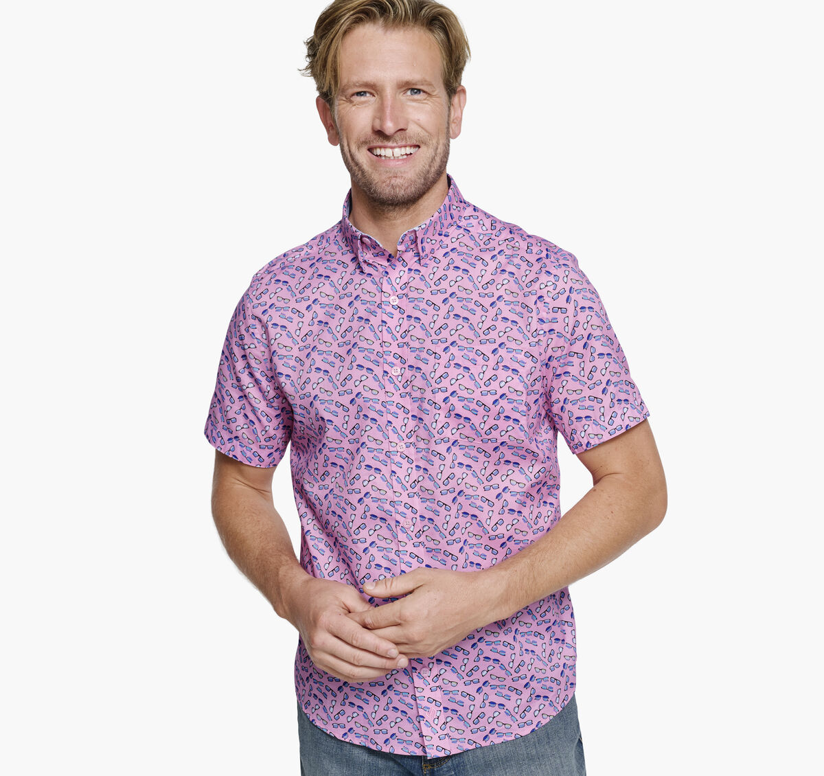 Printed Short-Sleeve Shirt image number null