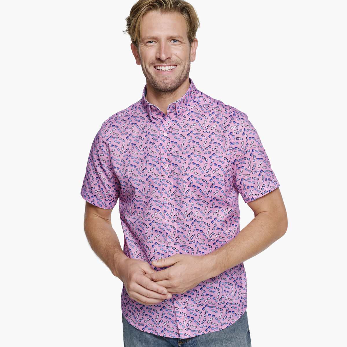 Printed Short-Sleeve Shirt image number null