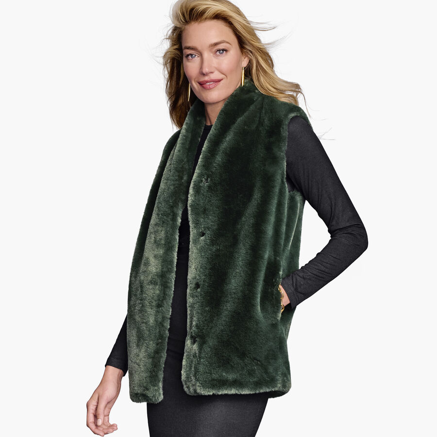 Faux-Fur Vest image number null