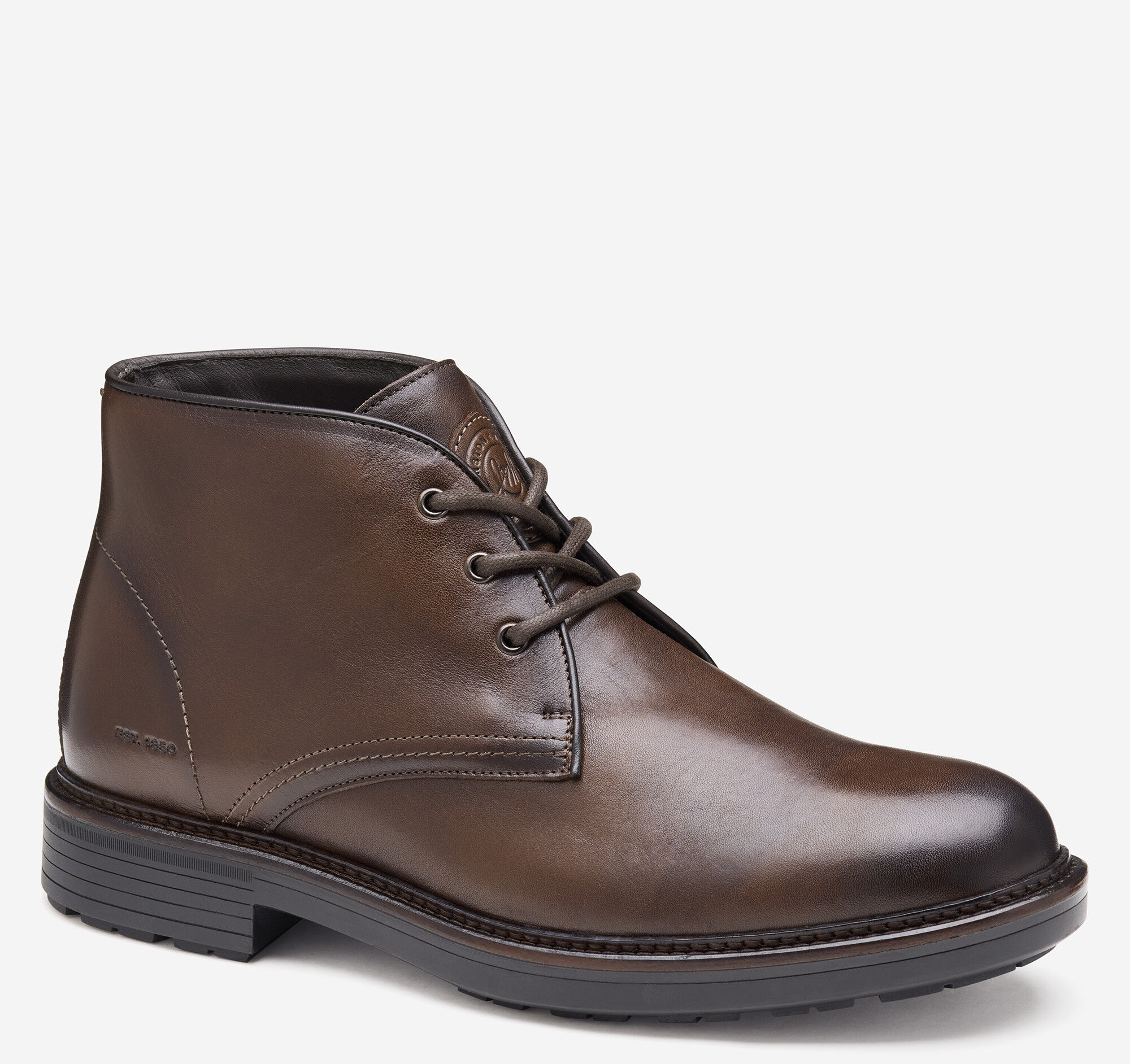 Men's Latham Chukka Boot in Dark Brown European Calfskin