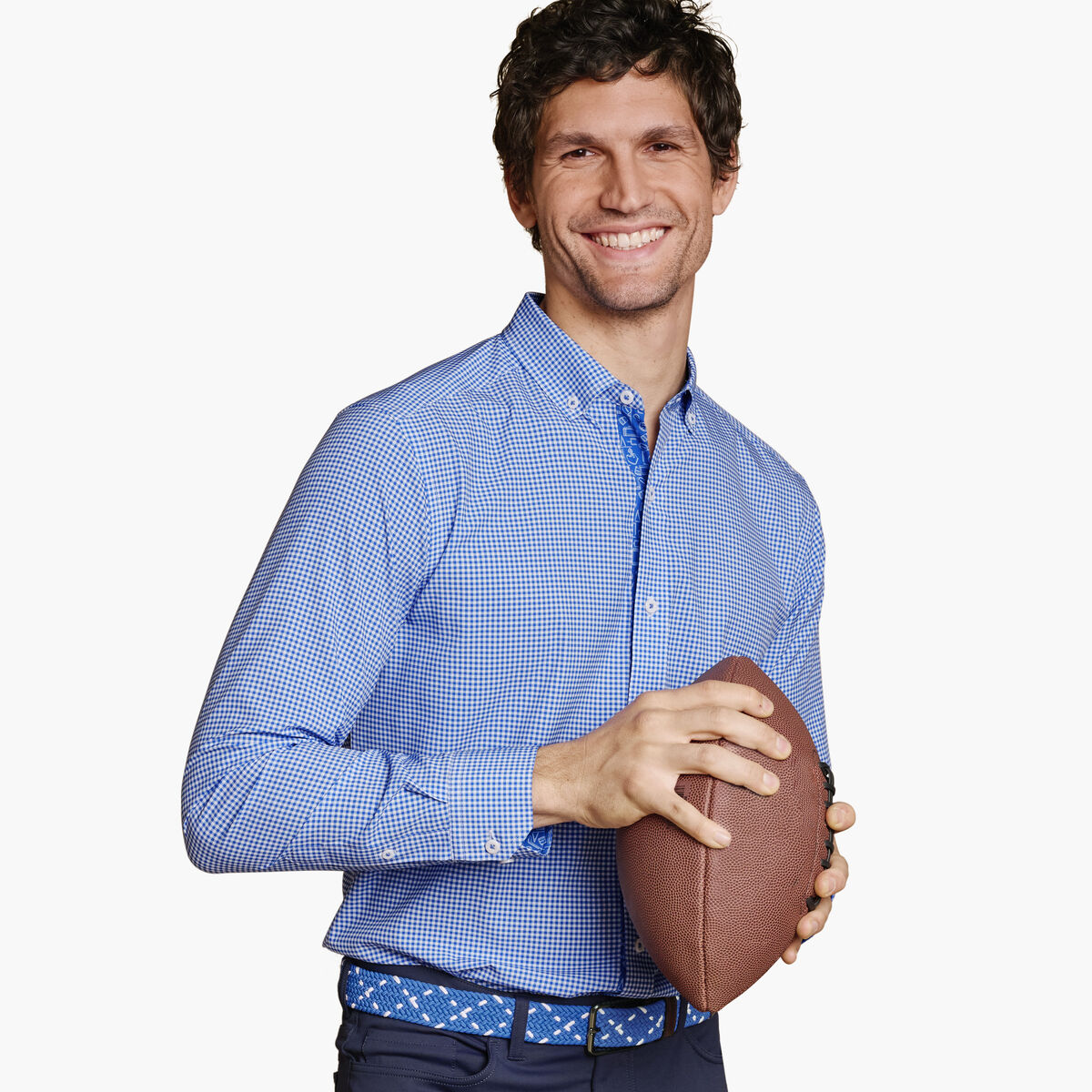 Game Day XC4® Long-Sleeve Gingham Shirt image number null