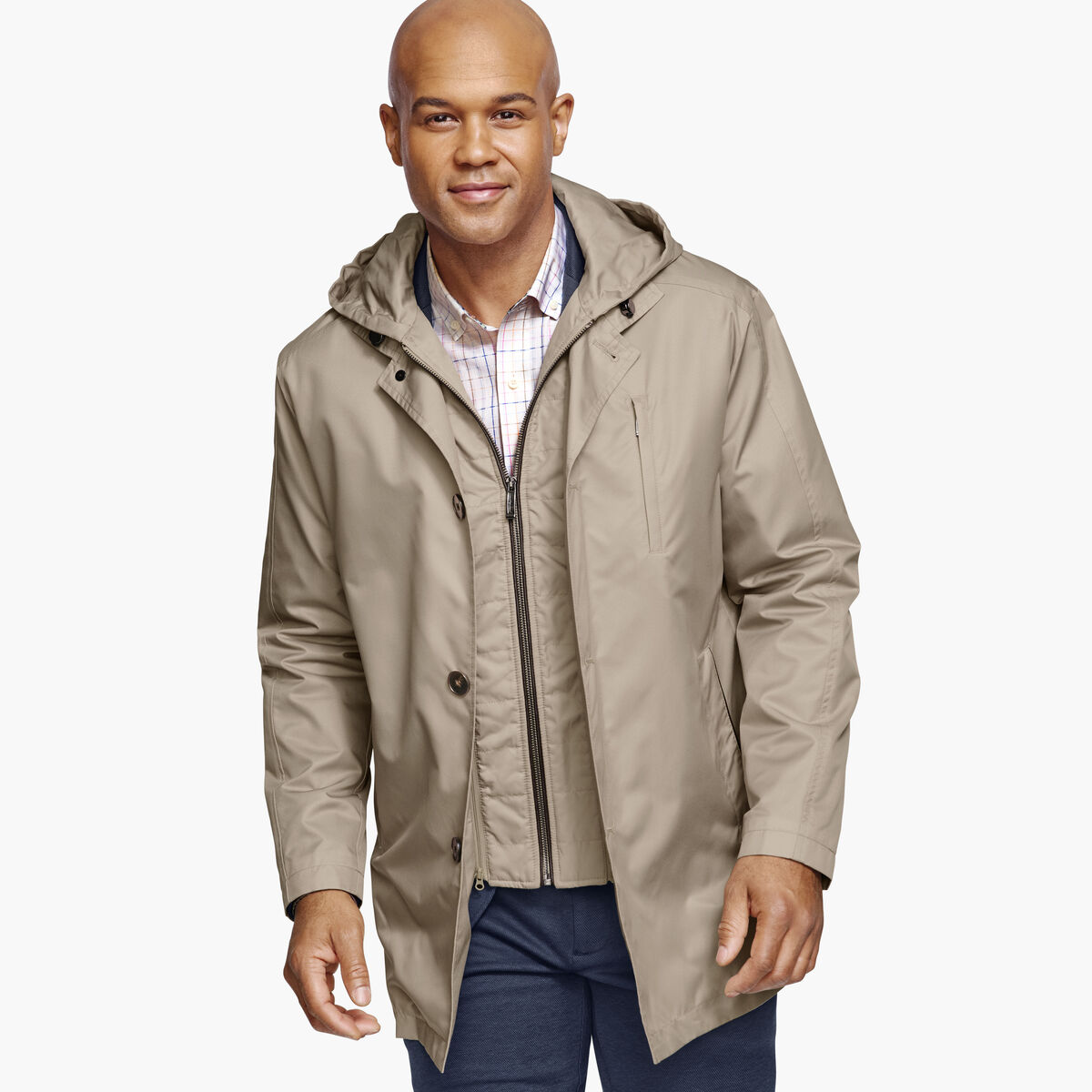 Upton Water-Resistant Raincoat image number null