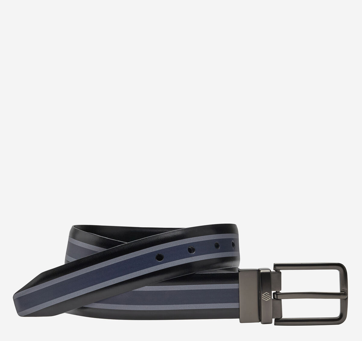 Reversible Printed Leather Belt image number null
