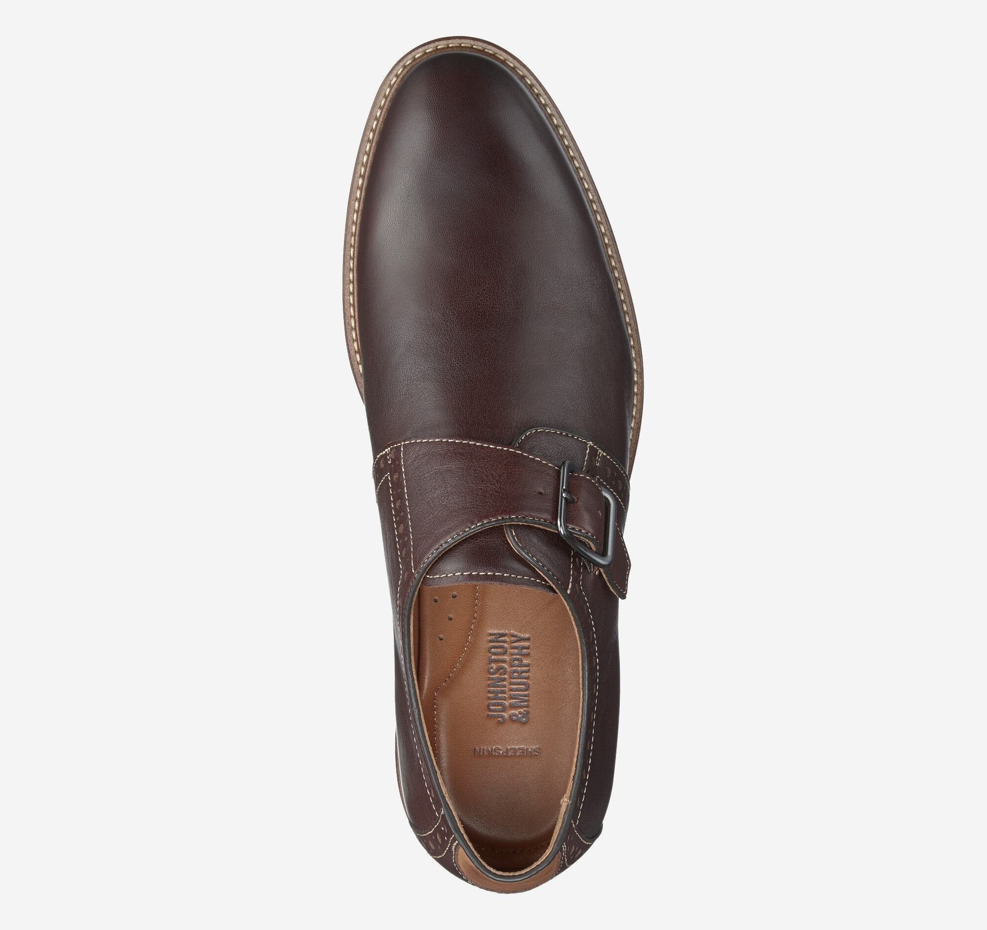johnston and murphy single monk strap
