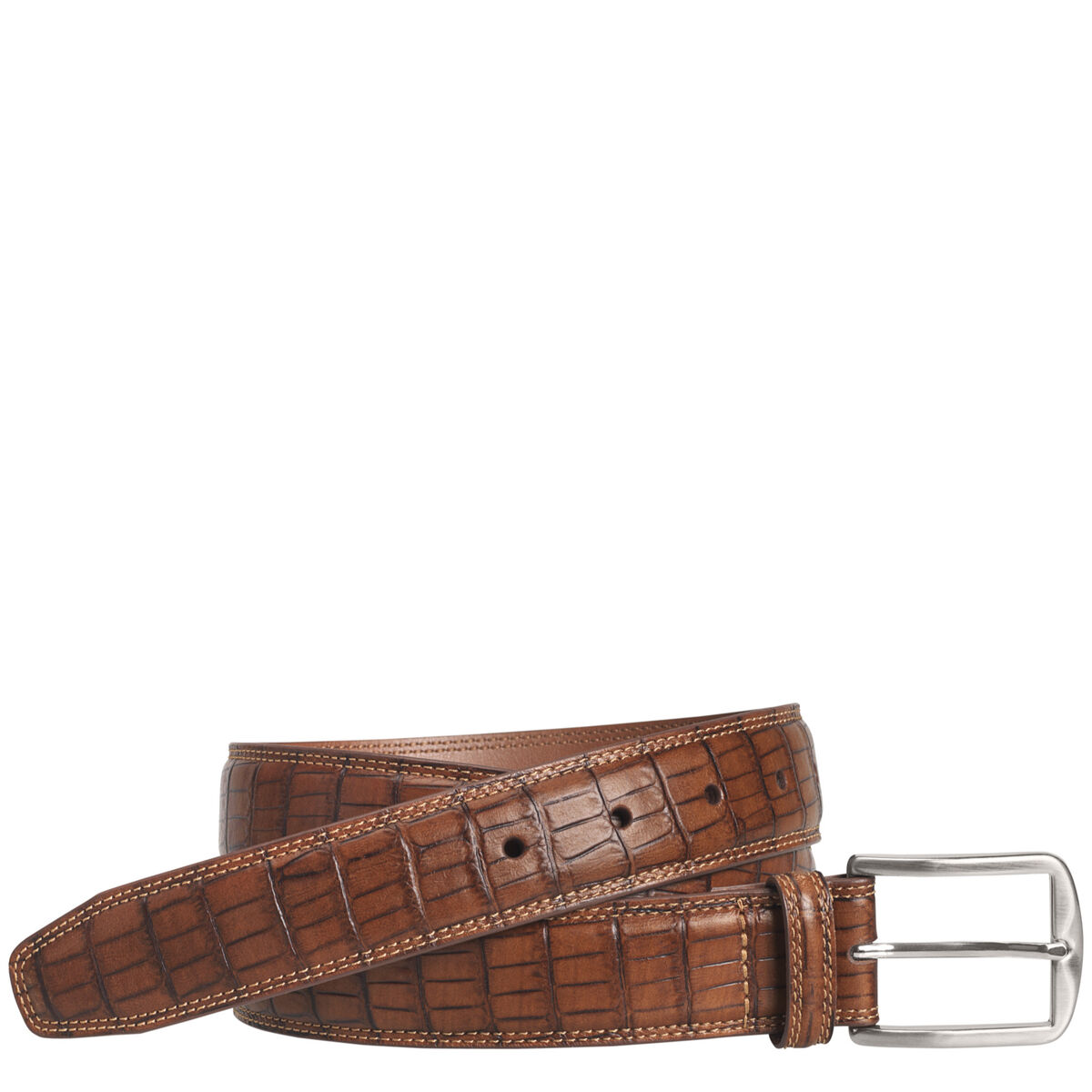 Croc Print Belt image number null