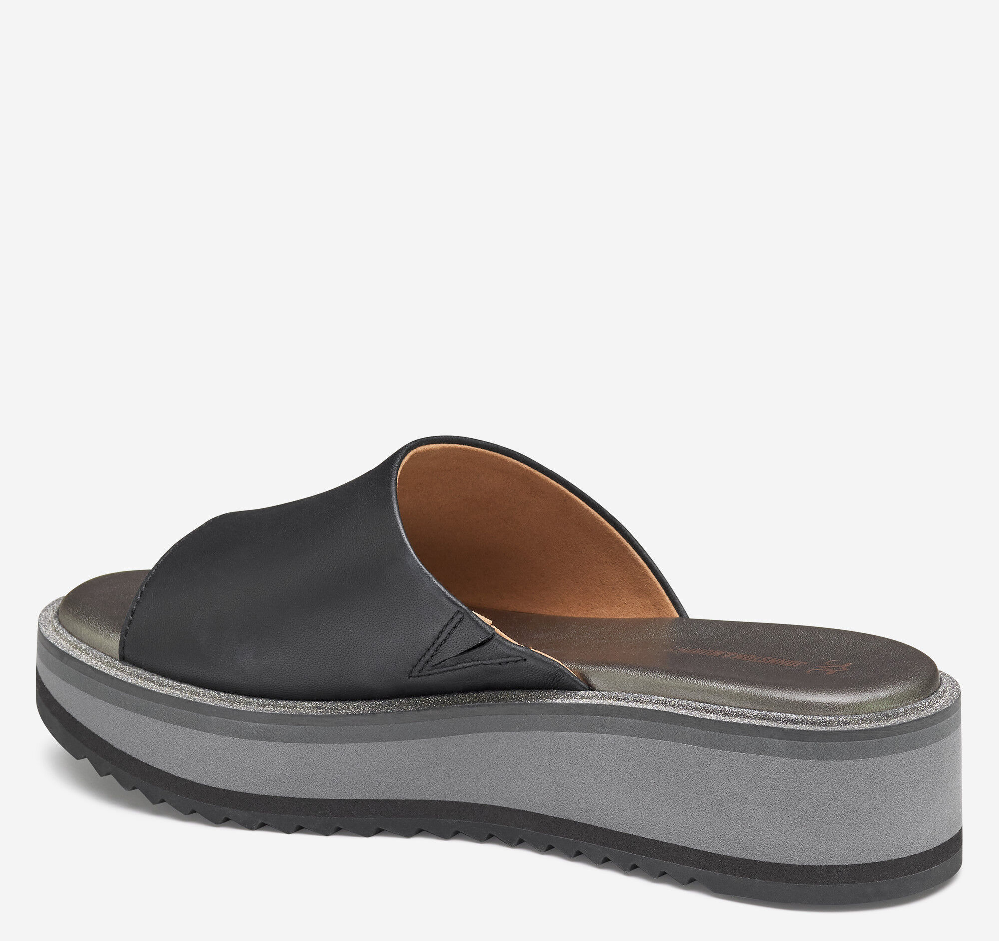 Women's Grace Slide in Black Glove Leather | Johnston & Murphy