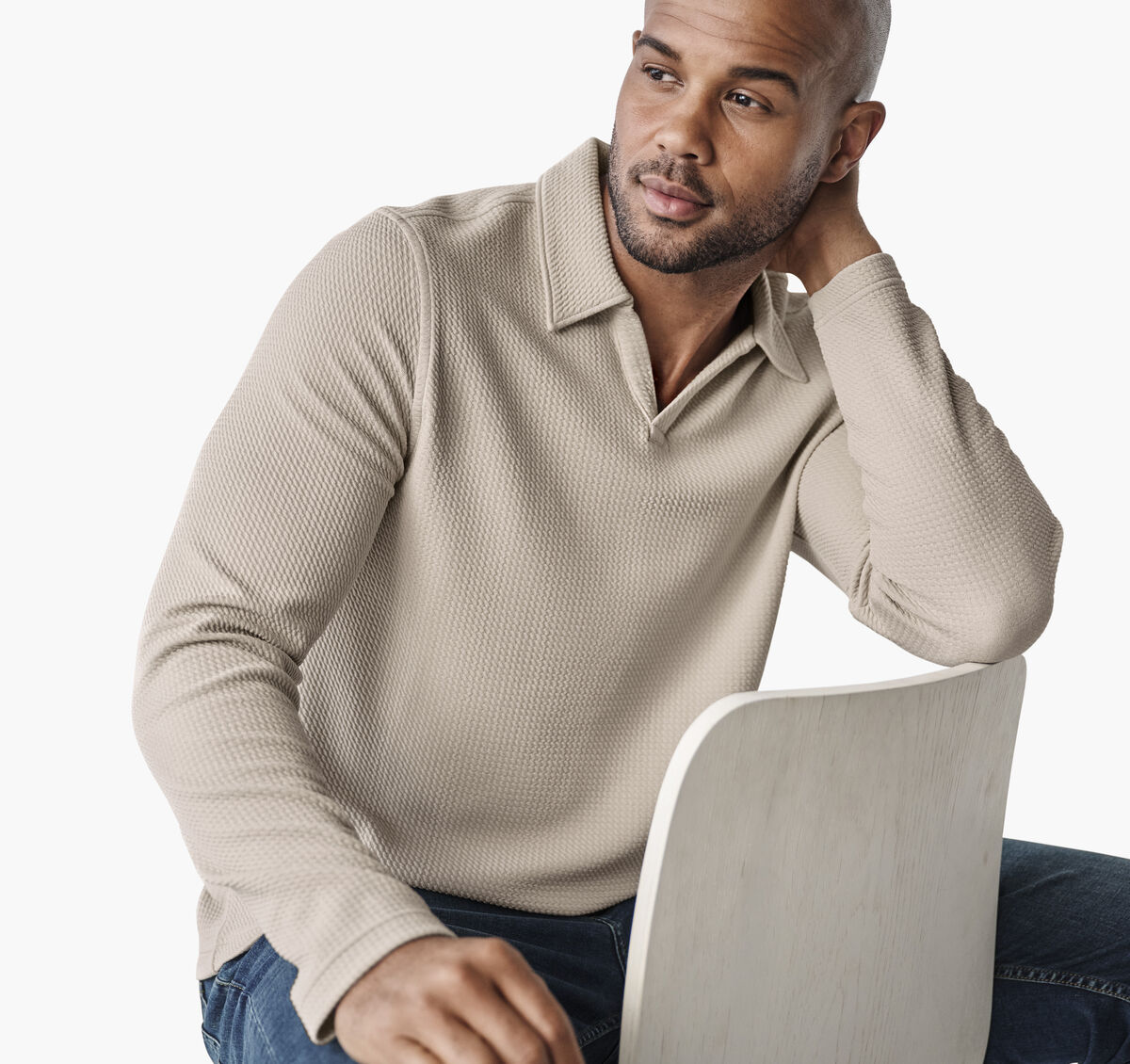 Sedona Long-Sleeve V-Neck Polo image number null