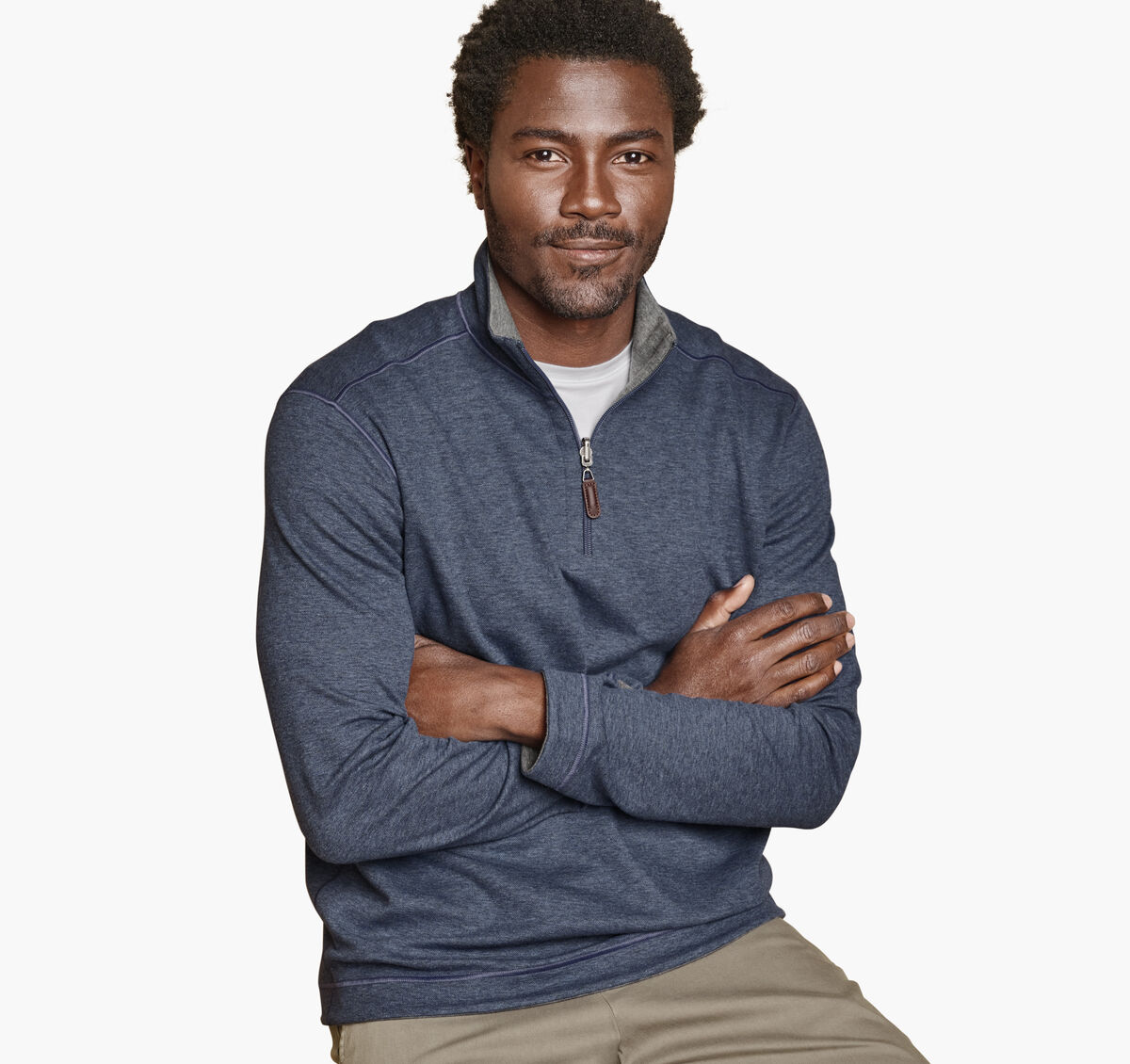 Icon Reversible Quarter-Zip image number null