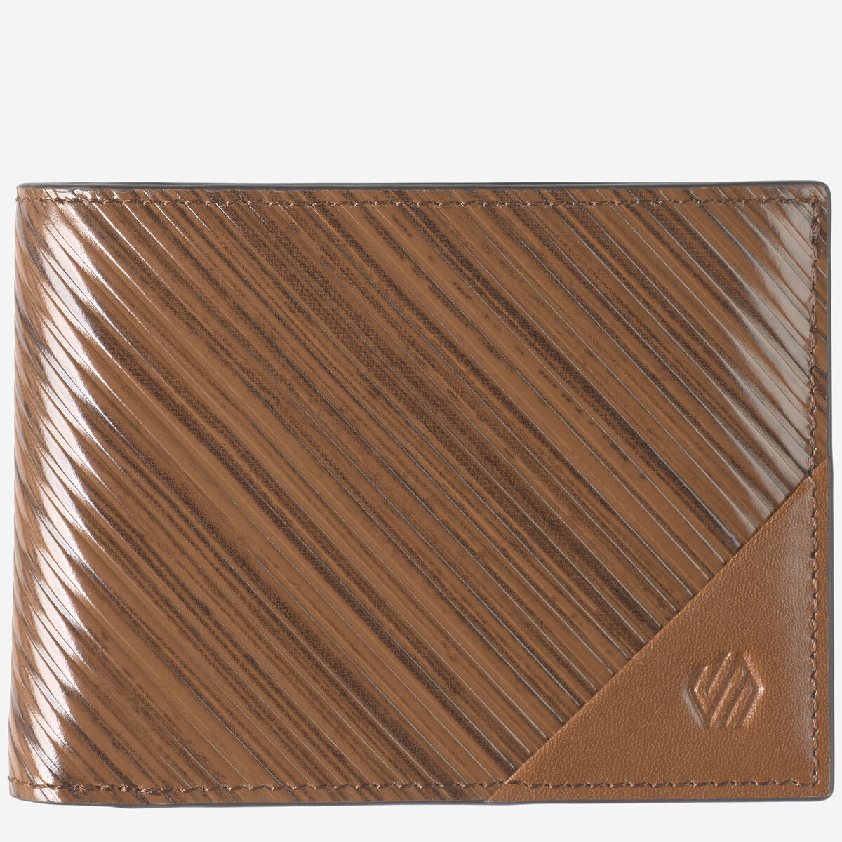 Hudson Diagonal-Etched Billfold Wallet image number null