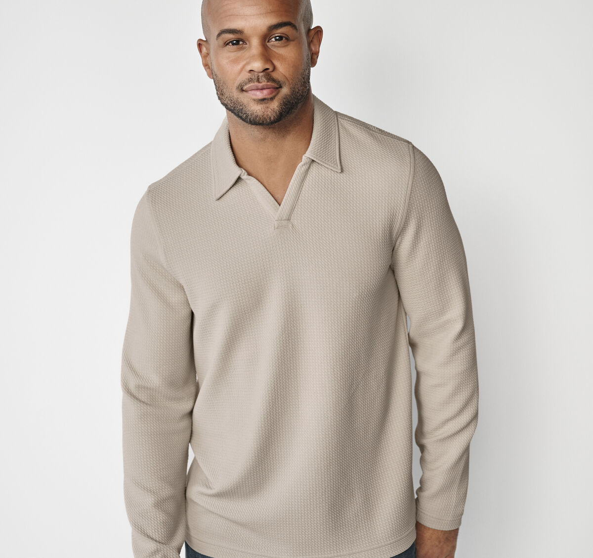 Sedona Long-Sleeve V-Neck Polo image number null