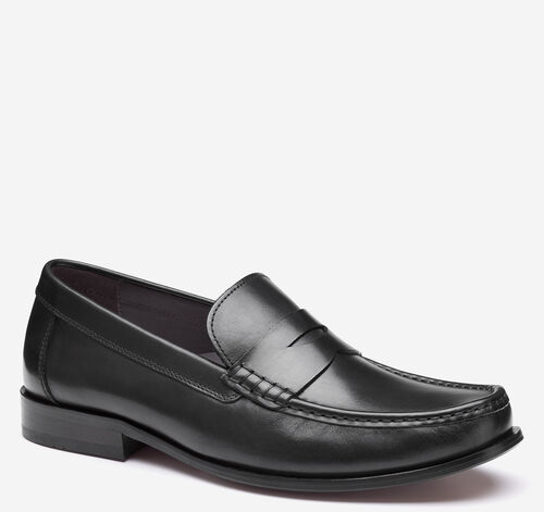 Humphrey Penny Loafer - Black Full-Grain Leather