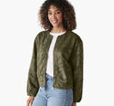 Faux-Suede Embroidered Jacket image number null