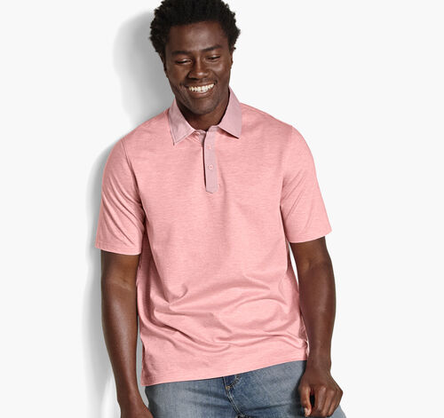 Conrad Oxford Polo - Pink
