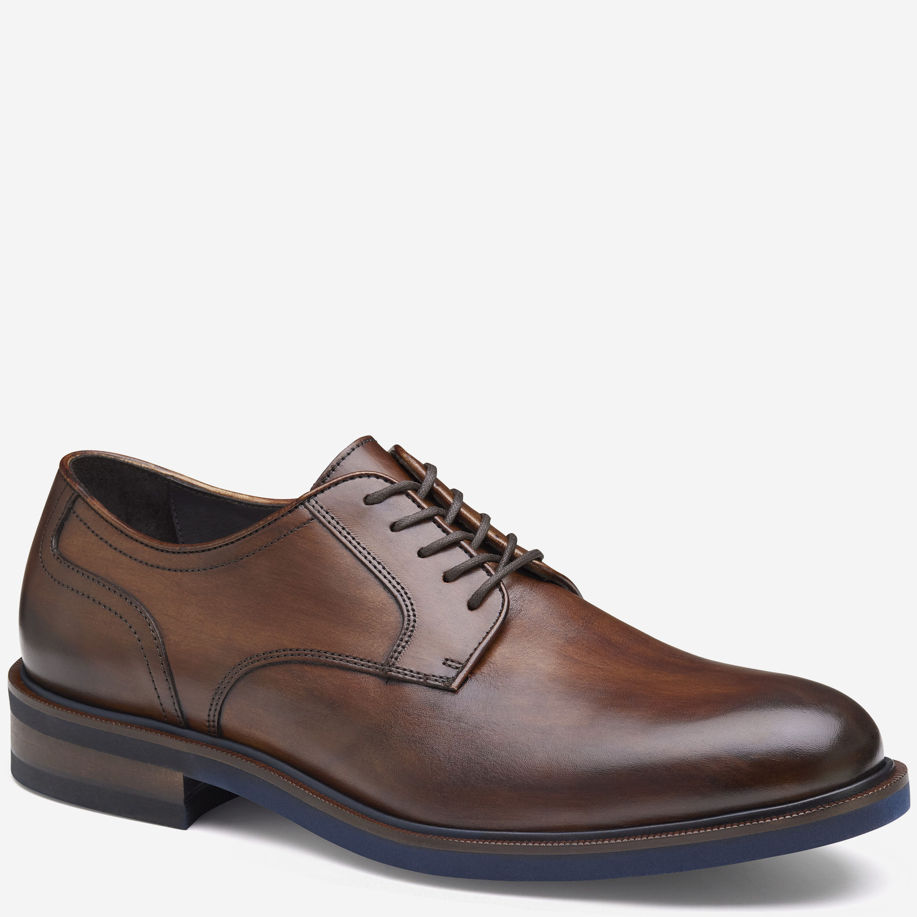 Johnston & Murphy Men\'s Classic Lace Up Brown Oxfords Johnston Murphy Shoes Oxford Dress Mens 11M Tan Leather Lace  main image 3